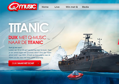 Q music – expédition Titanic